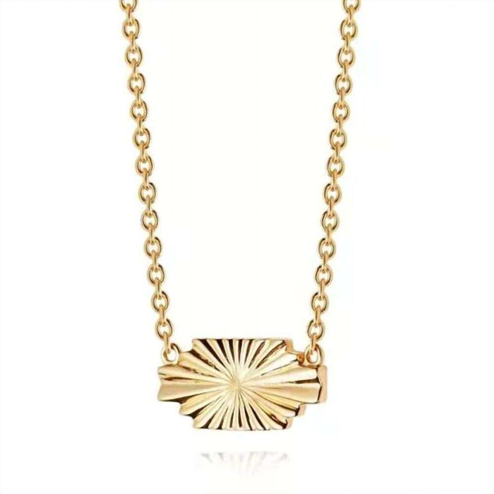 NEW ALCHEMY & CO women's golden hour necklace in gold